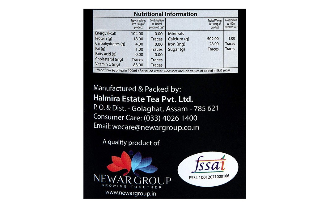 Halmira Single Origin Assam Green Tea   Container  250 grams